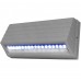 Φωτιστικό Επίτοιχο Κυρτό LED 3.2W 230V Μπλέ φως Αλουμινίου Γκρι IP54 3-9095164